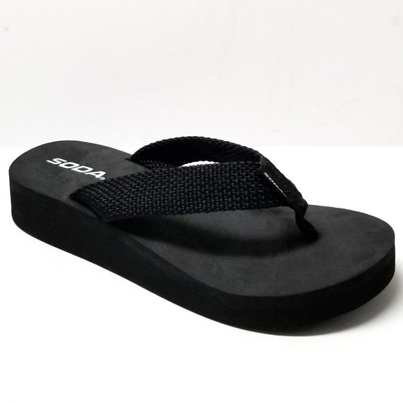 Shoes New Black Foam Platform Wedge Flip Flop Sandals Poshmark